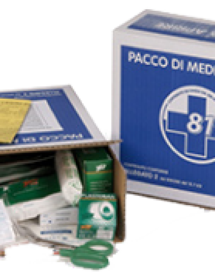 Pacco di reintegro cassetta medica fino a n.2 unità