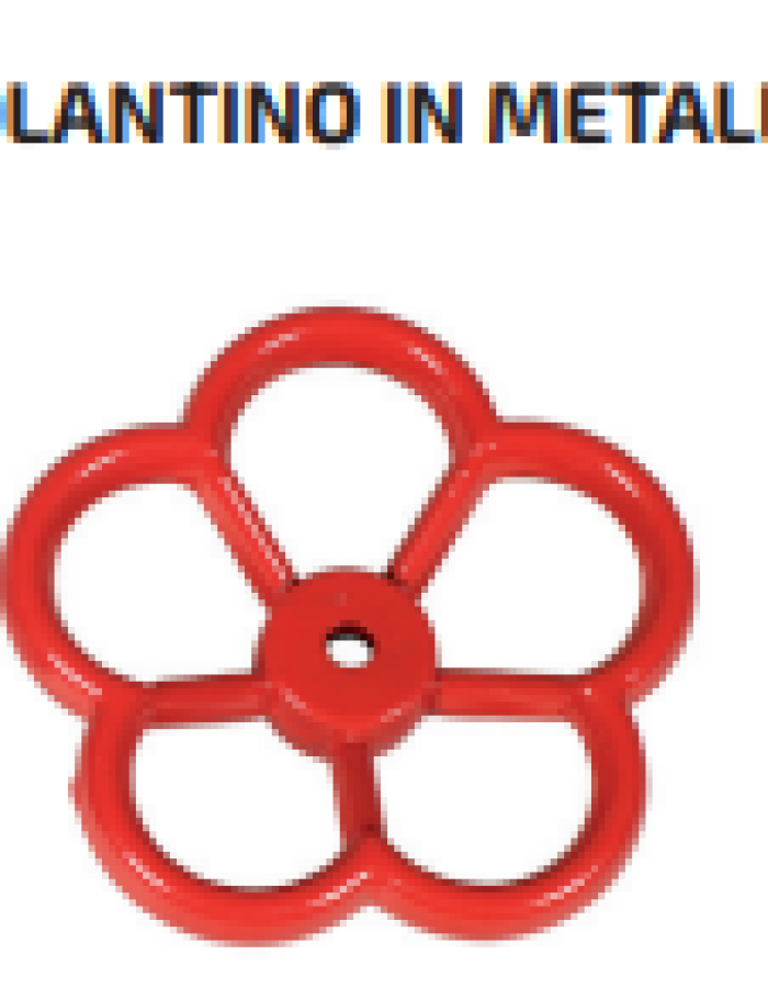 Volantino in acciaio rosso